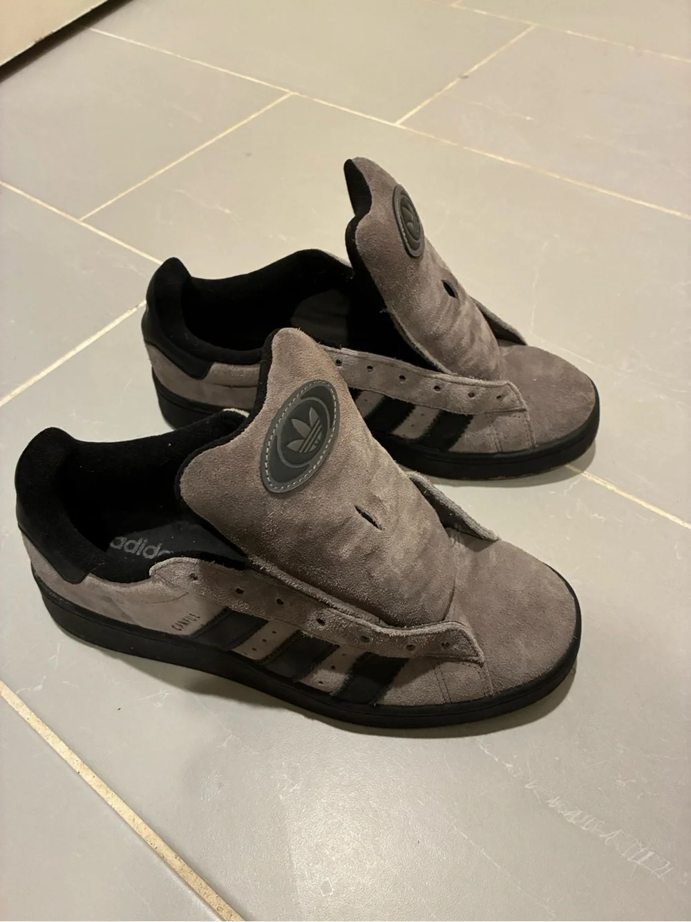 adidas Campus 00s Charcoal Black Sneakers Men's Size 9.5